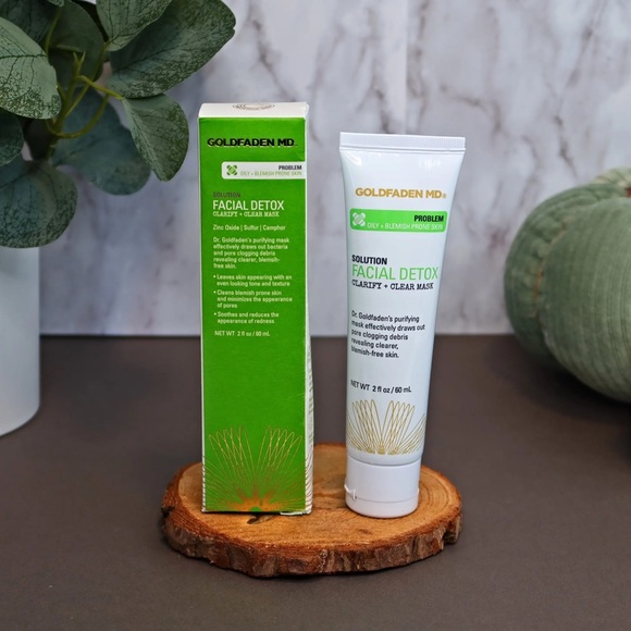 GOLDFADEN MD Facial Detox Clarify + Clear Mask | NIB - Picture 4 of 4